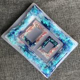 Resin Mold Silicone Picture Frame Fondant Candy Chocolate Mold Art Craft