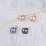 Pink Purple 11-13mm Baroque Pearl Earring Necklace Pendant