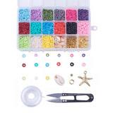 Polymer Clay Cowrie Shell Beads DIY Jewelry Making Kit