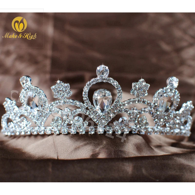 Crystal Tiara Crown for Girls Bridal Prom Wedding Party
