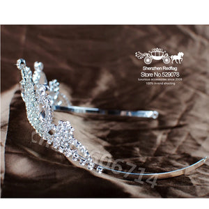 Crystal Tiara Crown for Girls Bridal Prom Wedding Party