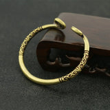 Copper Monkey King Hoop Bangle Antique Brass Bracelet