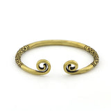 Copper Monkey King Hoop Bangle Antique Brass Bracelet