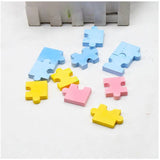 Puzzle Piece Mold Silicone Crayons Maker DIY Pendant Making Art Craft Tools