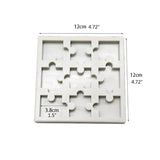 Puzzle Piece Mold Silicone Crayons Maker DIY Pendant Making Art Craft Tools
