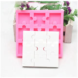 Puzzle Piece Mold Silicone Crayons Maker DIY Pendant Making Art Craft Tools