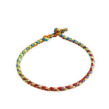 Rainbow String Bracelet for Men Women Lucky Protection Matching Bracelets