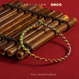 Rainbow String Bracelet for Men Women Lucky Protection Matching Bracelets