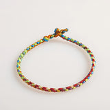 Rainbow String Bracelet for Men Women Lucky Protection Matching Bracelets