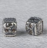 925 Silver Fengshui Pixiu Beads Sterling Silver Lucky Beast Loose Beads