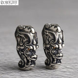 925 Silver Power Dragon Beads Sterling Silver DIY Jewelry Findings