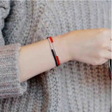925 Silver Red Thread Bracelet Women