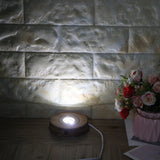 Resin Art Wood LED Light Display Base