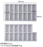 Domino Mold for Jewelry Making Epoxy Resin Craft
