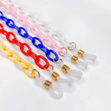 Resin Plastic Oval Cord Chain Rope Pendant Necklace Bracelet Charms