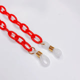 Resin Plastic Oval Cord Chain Rope Pendant Necklace Bracelet Charms