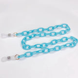 Resin Plastic Oval Cord Chain Rope Pendant Necklace Bracelet Charms