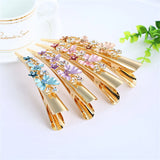 Crystal Tiara Headband Wedding Accessories Opal Flower Hair Clip