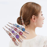 Crystal Tiara Headband Wedding Accessories Opal Flower Hair Clip