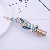 Crystal Tiara Headband Wedding Accessories Opal Flower Hair Clip