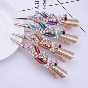 Crystal Tiara Headband Wedding Accessories Opal Flower Hair Clip