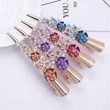 Crystal Tiara Headband Wedding Accessories Opal Flower Hair Clip