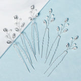 Rhinestone Hair Forks Pins Jewelry Pearl Bridal Wedding Accessories