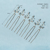 Rhinestone Hair Forks Pins Jewelry Pearl Bridal Wedding Accessories