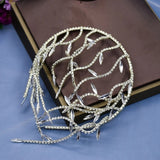 Crystal Bridal Hair Accessory Wedding Head-Piece Tiara for Bride