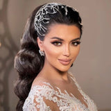 Crystal Bridal Hair Accessory Wedding Head-Piece Tiara for Bride