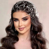Crystal Bridal Hair Accessory Wedding Head-Piece Tiara for Bride