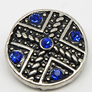 Rhinestone Paved Snap Button for DIY Jewelry