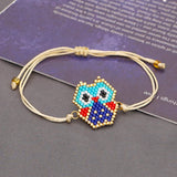 Mexican Flag Beaded Bracelet, Family Bracelet