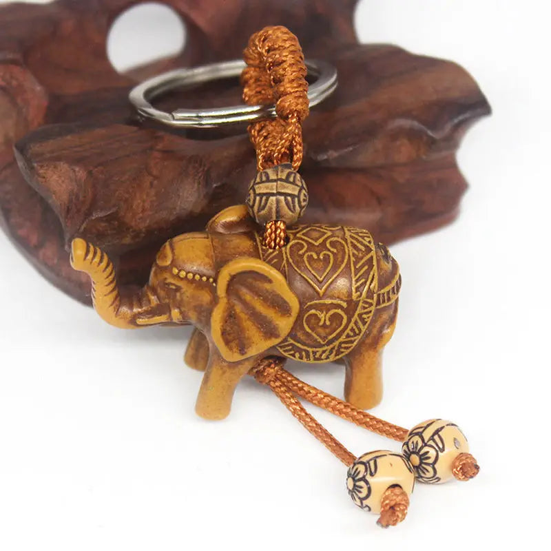 Brass Money Bag Keychain Pendant Ancient Coins Car Key Chain