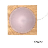 Wooden LED Night Light Dispaly Base for 3D Crystal Glass Resin Art Ornaments