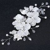 Shell Flower Hair Accessories Beads Pearl Headdress Leaf Headbands