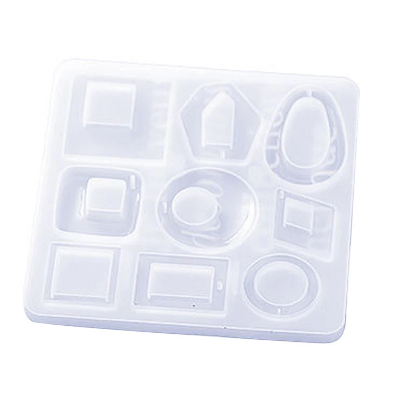 Silicone Earrings Mold - Necklace & Earring Pendant Resin Molds