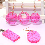 Silicone Earrings Mold - Necklace & Earring Pendant Resin Molds
