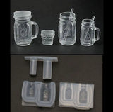 Small Honey Jar Pendant Silicone Mold for Jewelry Making