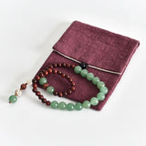 Small Flap Jewelry Bag Plain Cotton Linen Cloth Pouch Gift Packaging Bags