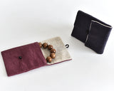 Small Flap Jewelry Bag Plain Cotton Linen Cloth Pouch Gift Packaging Bags