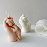 3D Mother's Hand Candle Mould for DIY Candle Making