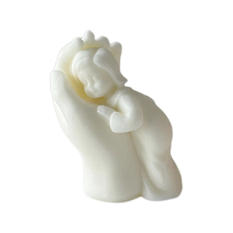 3D Mother's Hand Candle Mould for DIY Candle Making