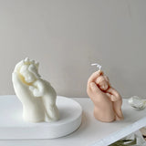 3D Mother's Hand Candle Mould for DIY Candle Making