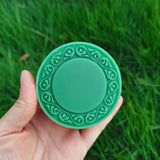Soap Carved Flower Shaped Round Soap Mould