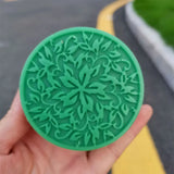 Soap Carved Flower Shaped Round Soap Mould