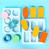 6-Hole Soap UV Crystal Epoxy Mould DIY Jewelry Mold