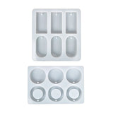 6-Hole Soap UV Crystal Epoxy Mould DIY Jewelry Mold