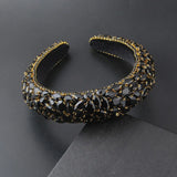 Colorful Crystal Padded Headband Women Wedding Hair Accessory