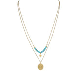 Layered Chain Necklaces Star Pendant Collar Bohemian Jewelry